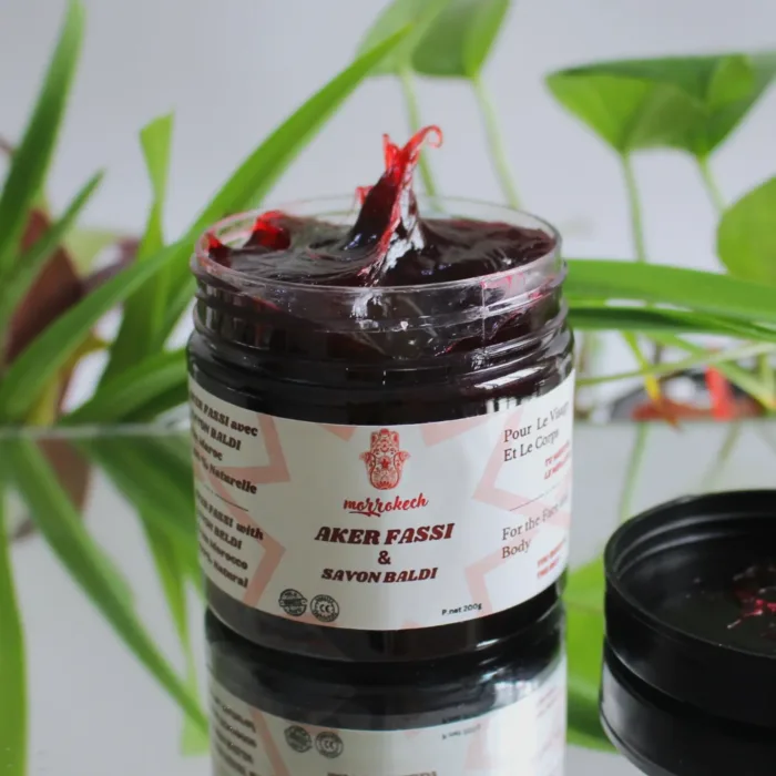Savon beldi noir au aker fassi Morrokech