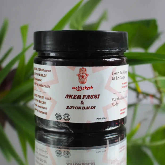 Savon Beldi à l'Aker Fassi - Soin Nourrissant et Éclatant | 200g Morrokech