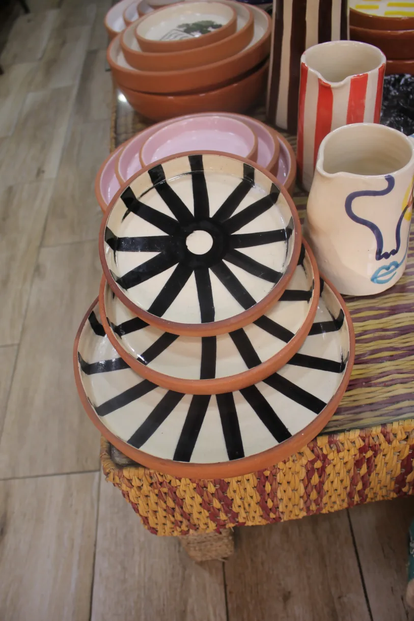 Ensemble de 3 Assiettes Décorées Marocaines